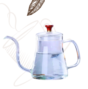 GLASS GOOSENECK KETTLE (SMALL)