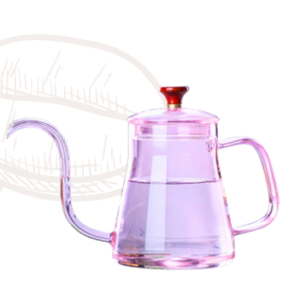 GLASS GOOSENECK KETTLE (SMALL)