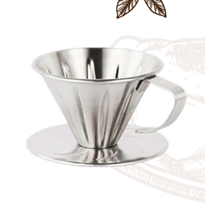 STAINLESS STEEL COFFEE DRIPPER (BIG)